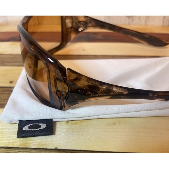 Oakley For Sake Sunglasses With Pouch 009092 Tortoise Frame Women's - Picture 2 of 2